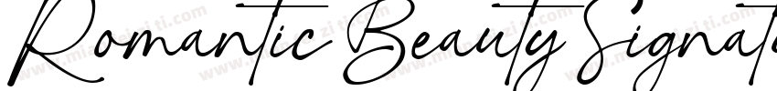 Romantic Beauty Signature Bundle字体转换